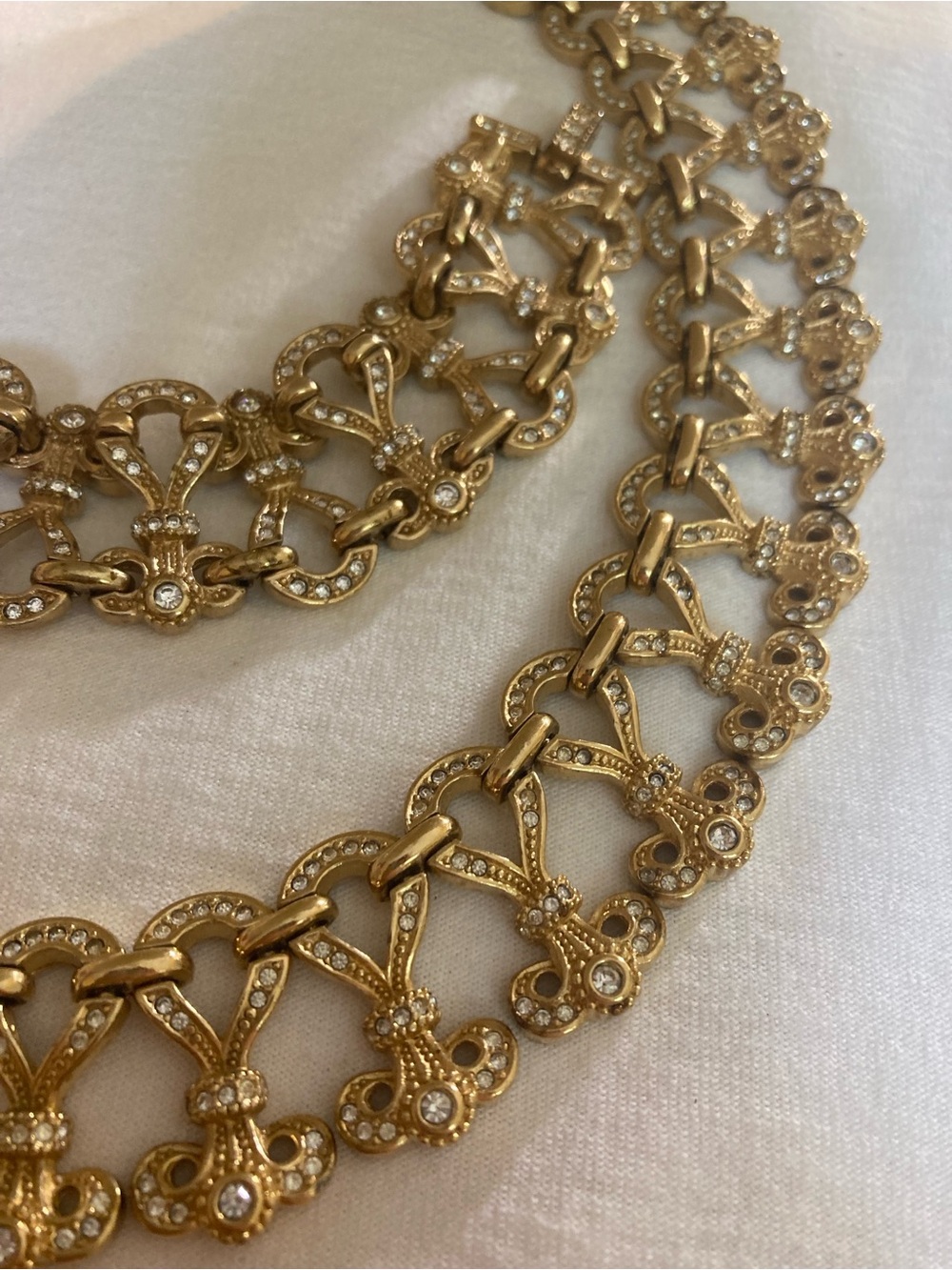 Christian Dior High End Maximalist Statement Necklace Bracelet Set - Picture 5 of 15